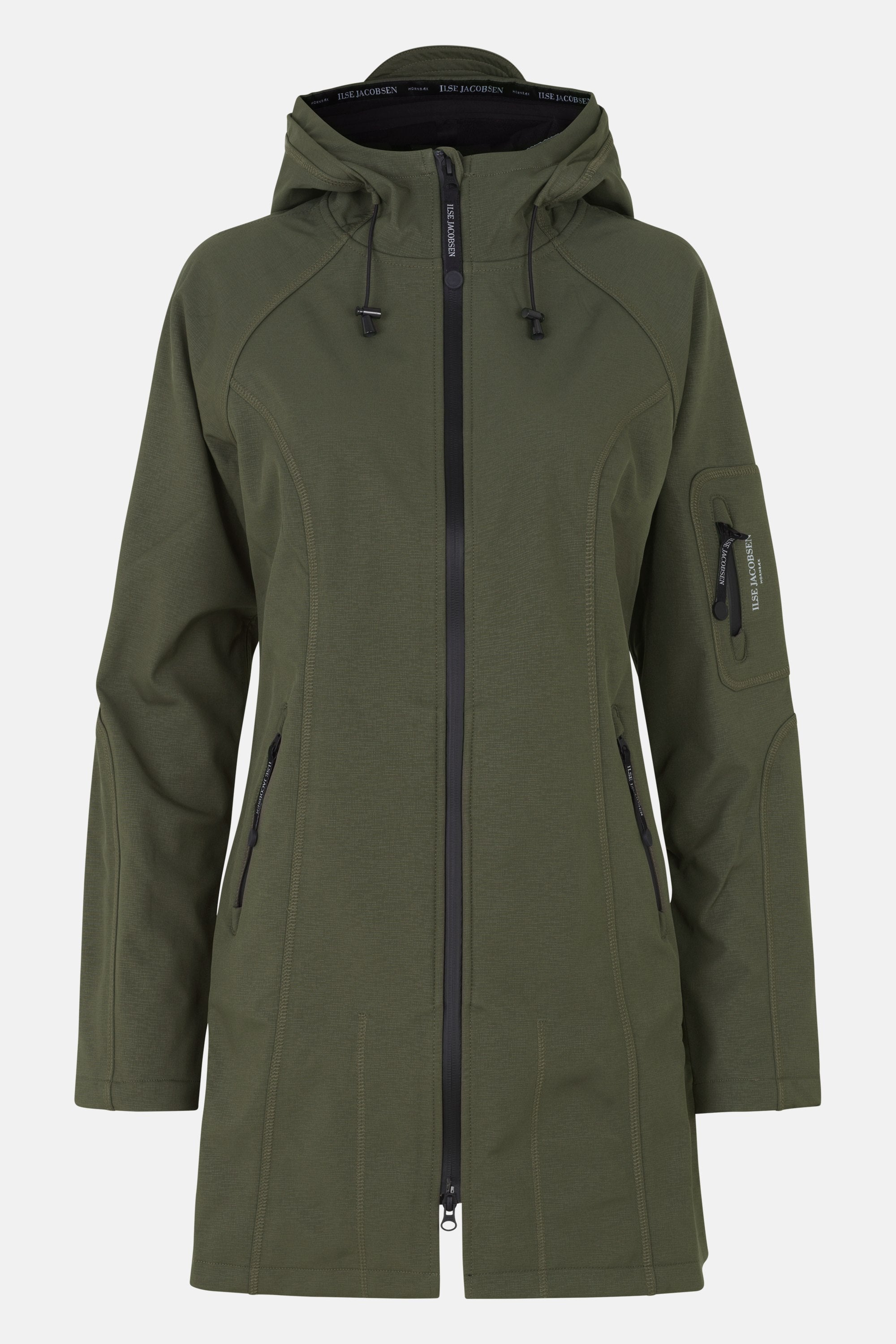 Softshell Regenmantel - Army
